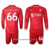 Conjunto (Camiseta+Pantalón Corto) Manga Larga Liverpool Alexander-Arnold 66 Primera Equipación 2021/22 - Niño